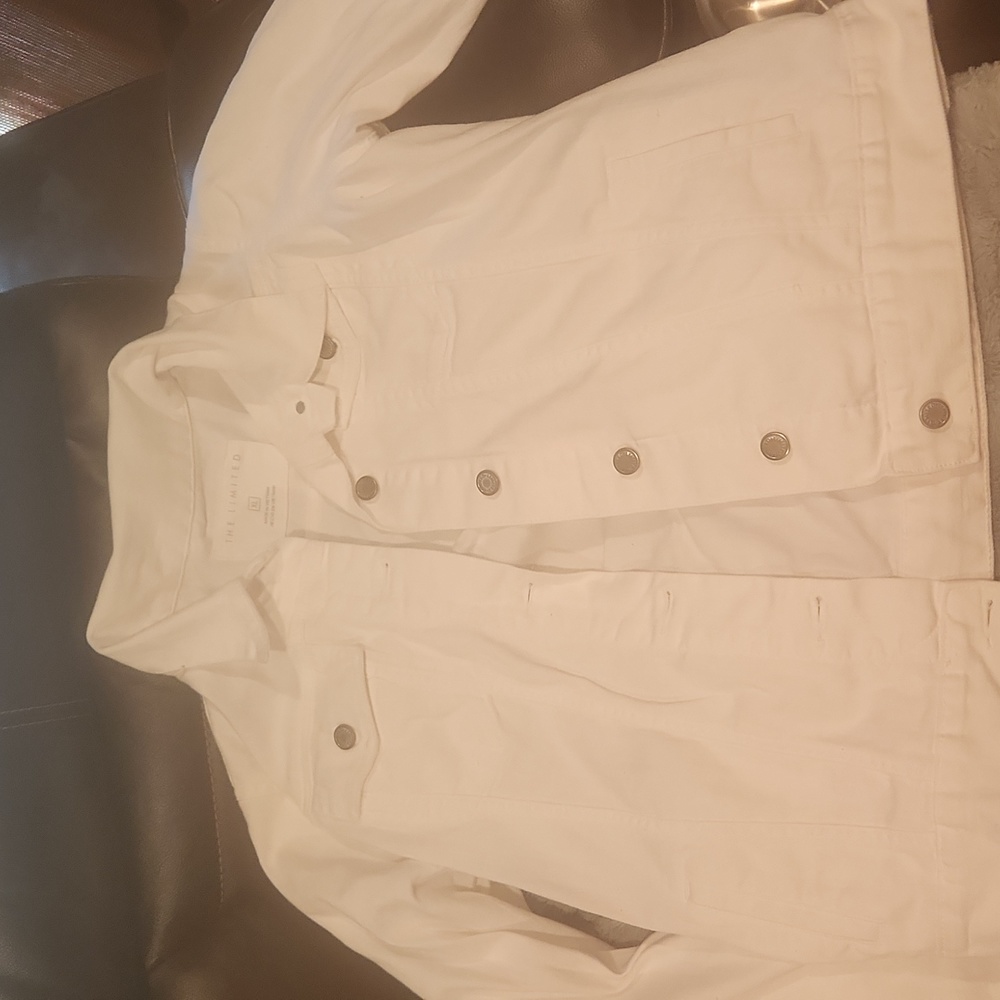 White denim jacket